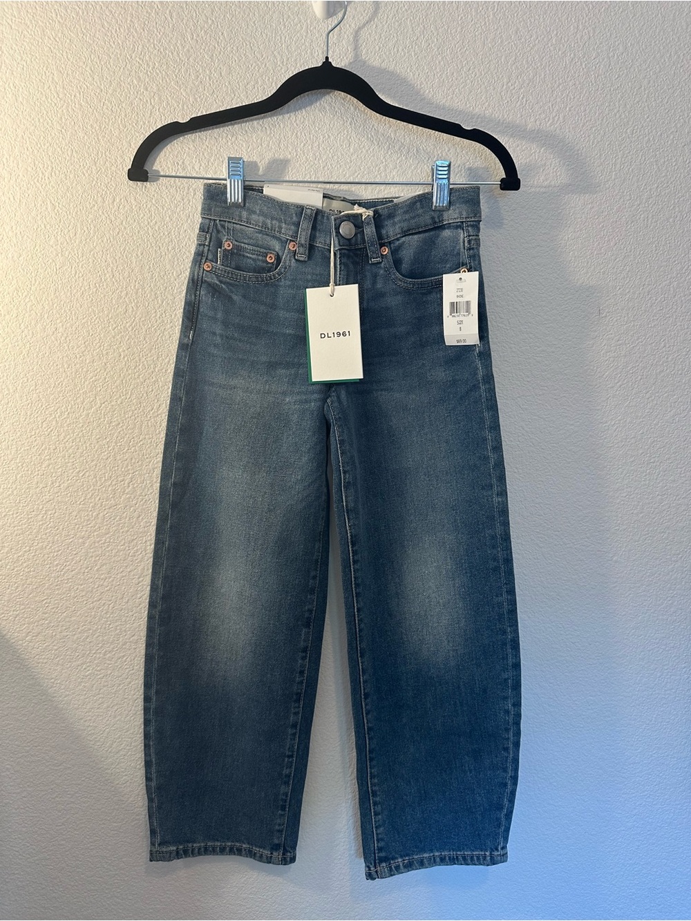 Girls DL1961 Jeans Size 8, Lilia Barrel